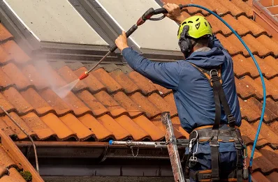 Démoussage et hydrofuge de toiture à Youx